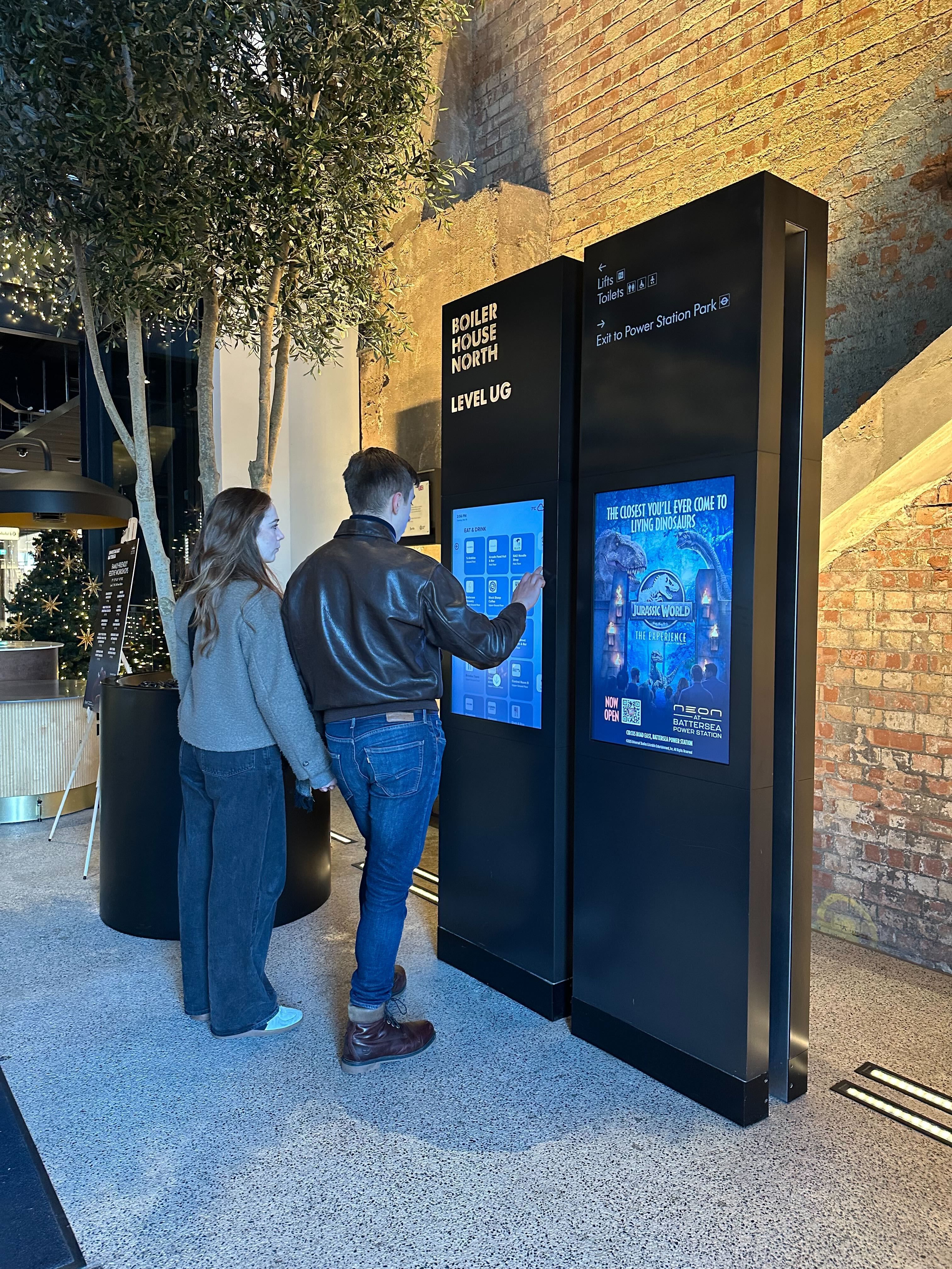 Battersea digital kiosk