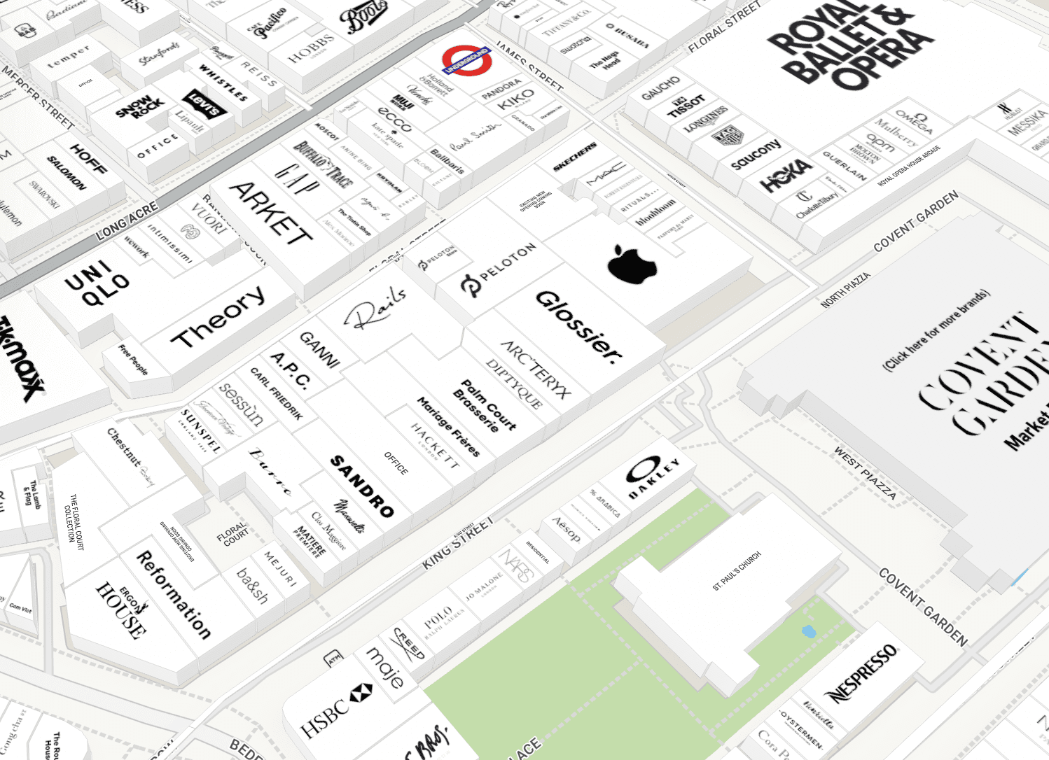 Covent Garden interactive map