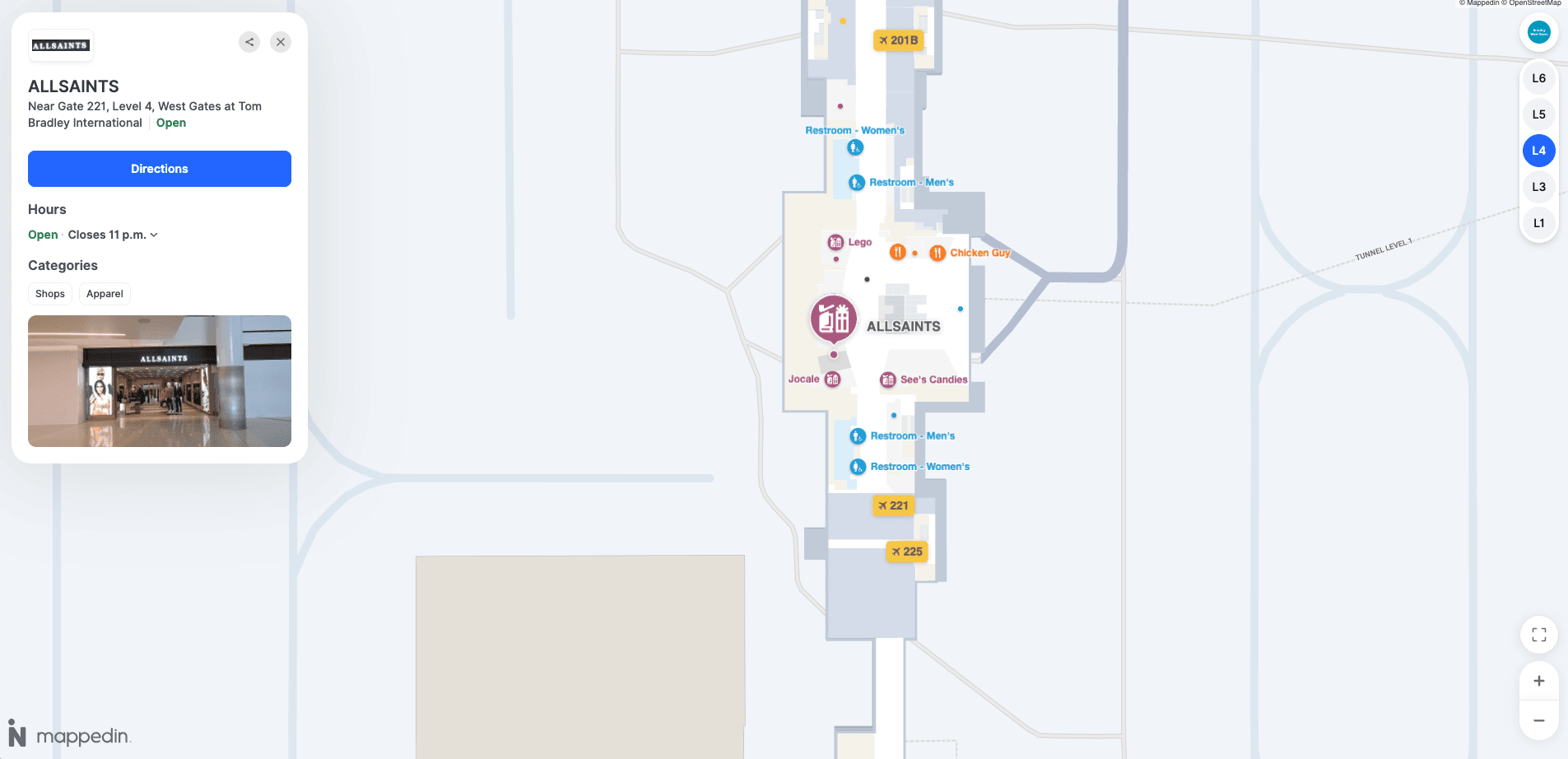 Drive non-aeronautical revenue by surfacing retail in airport navigation