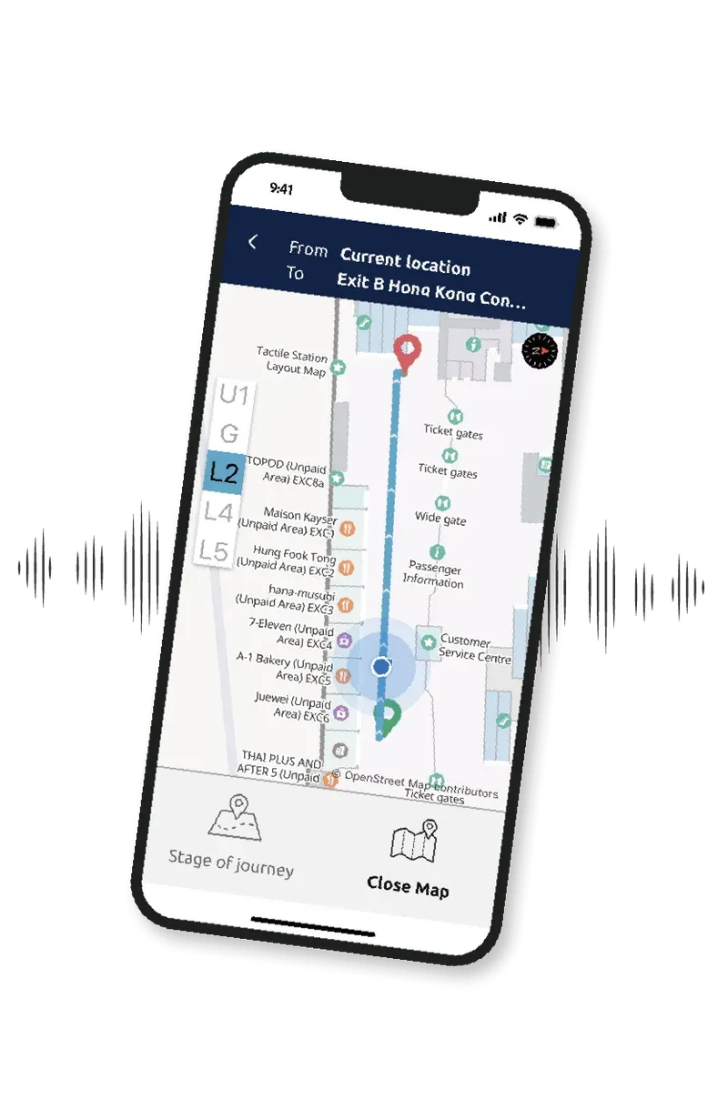 Mapxus indoor navigation accessibility