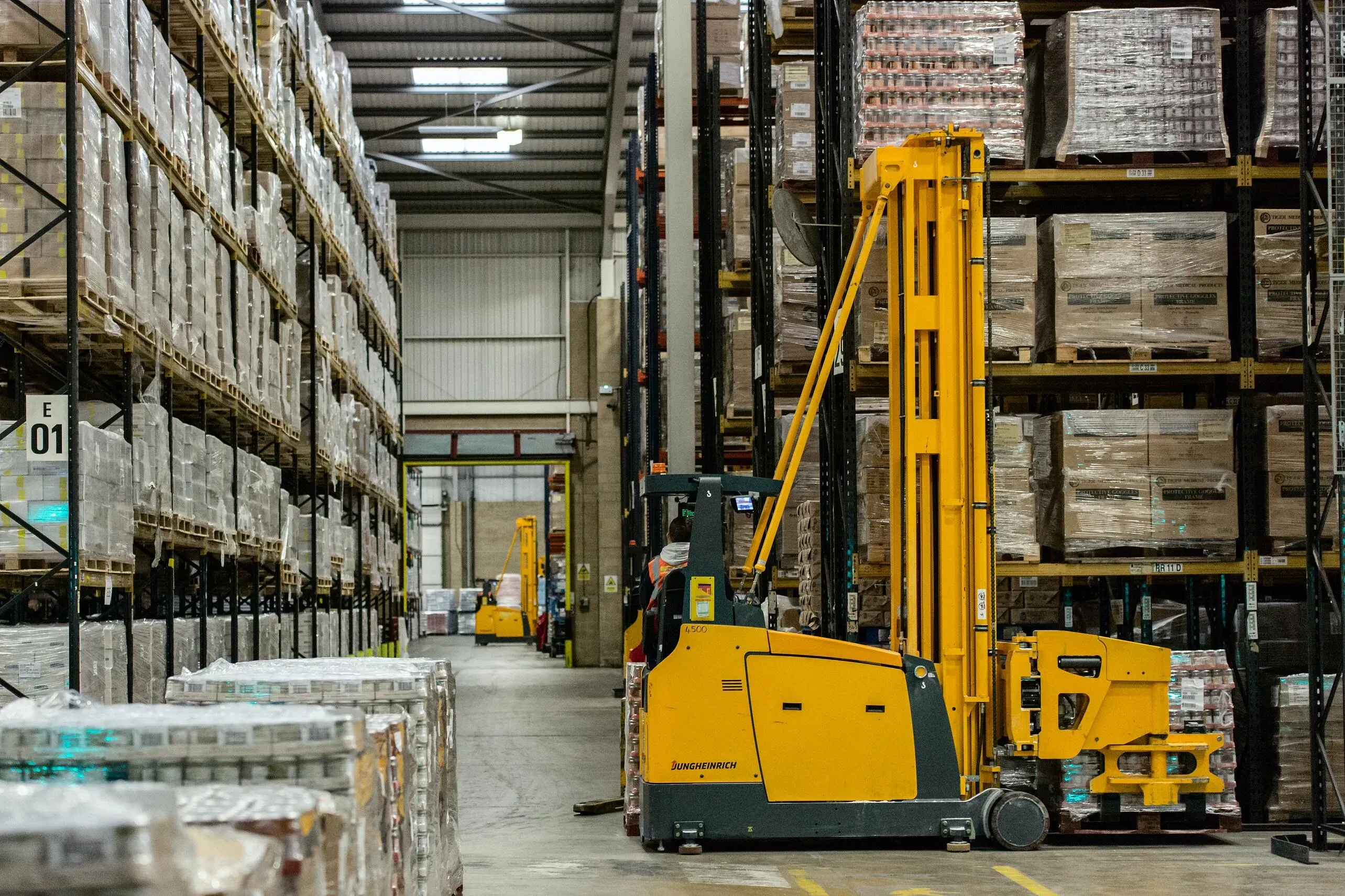 Warehouse forklift