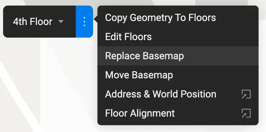 replace basemap menu