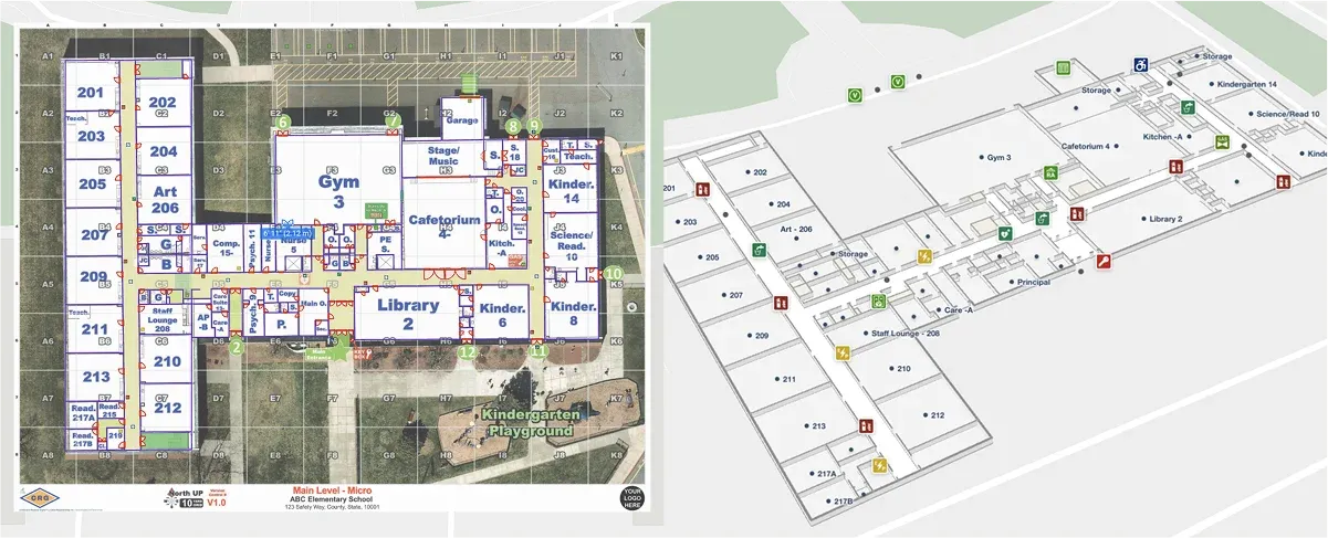 CRG x Mappedin maps