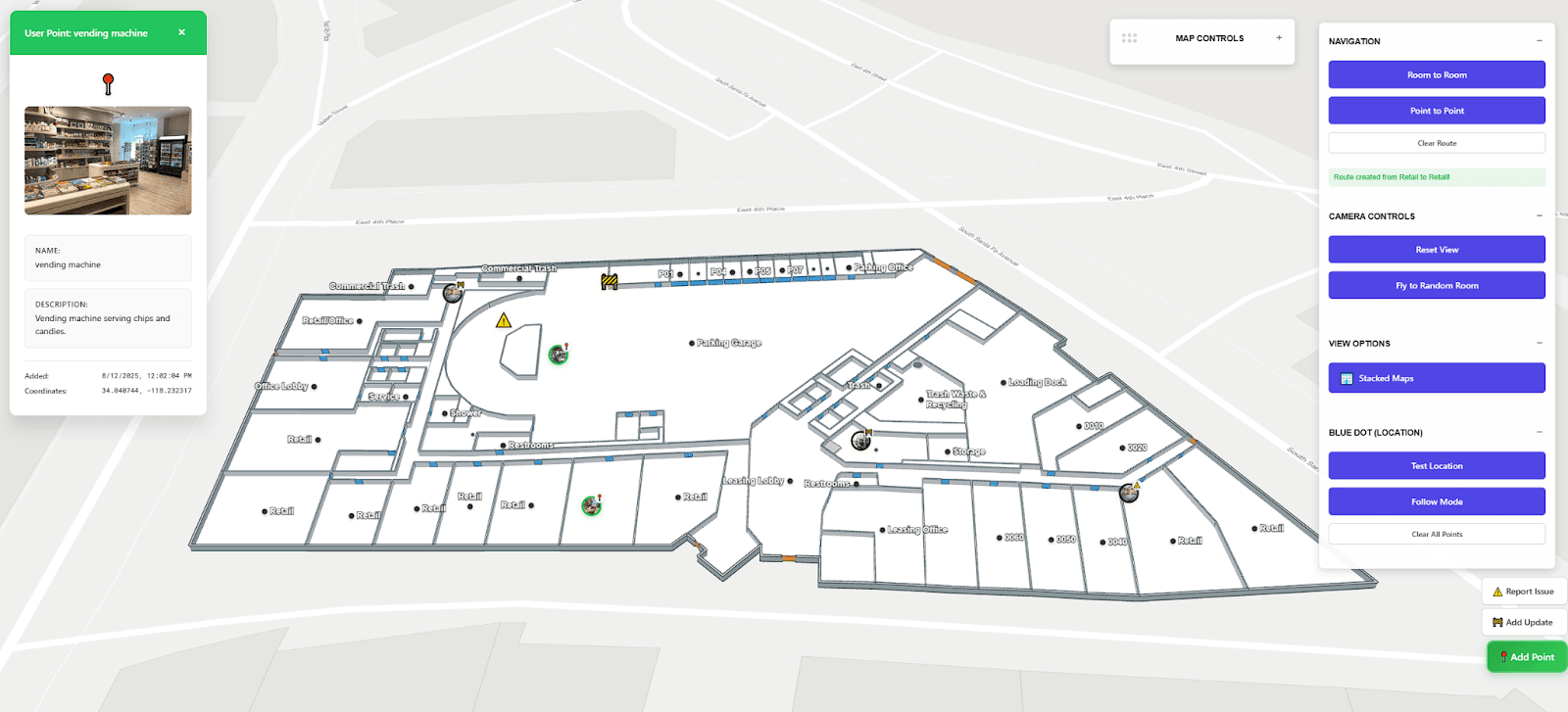 Vibe coding crowdsourcing app map view
