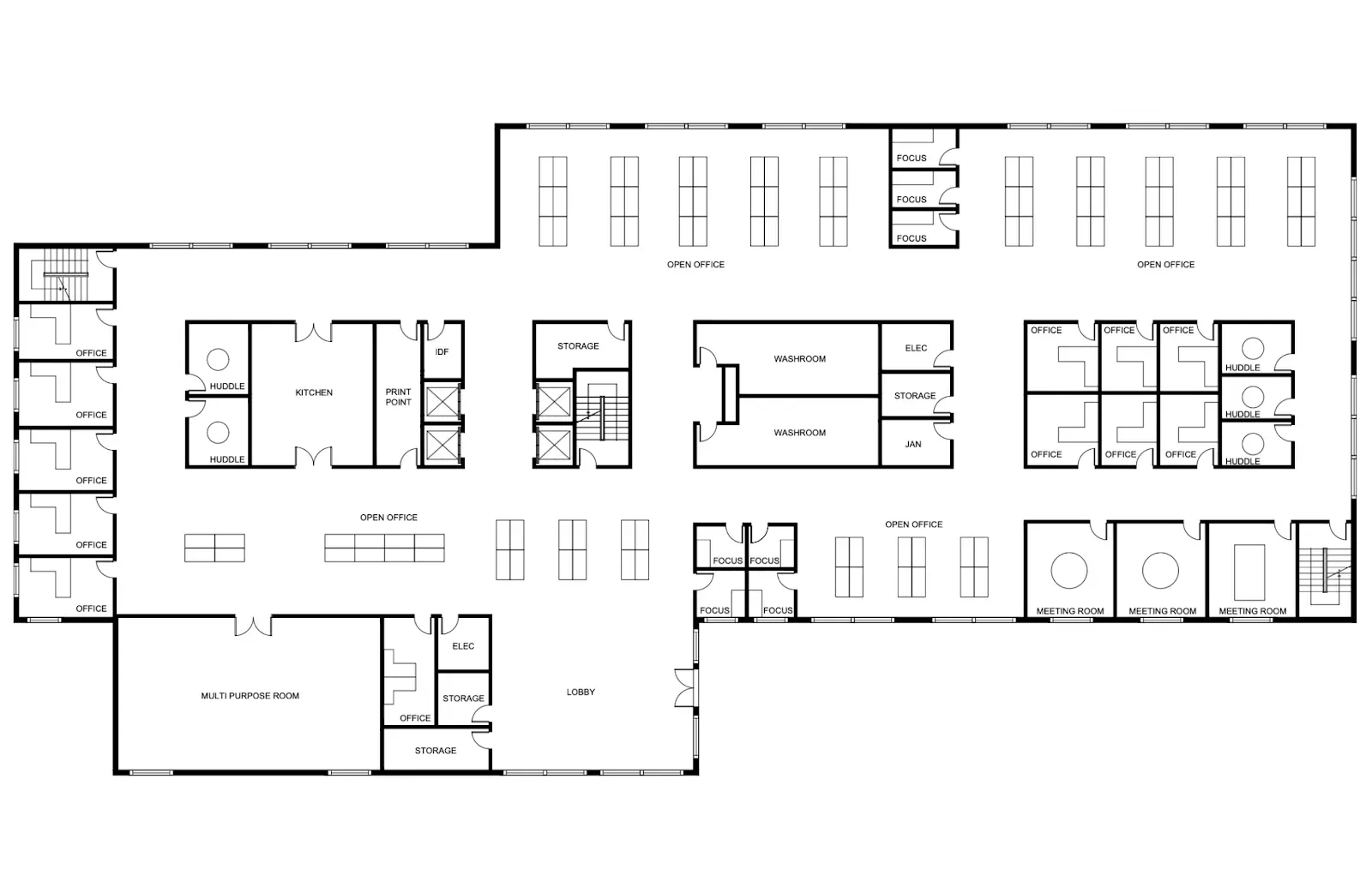 office floor plan