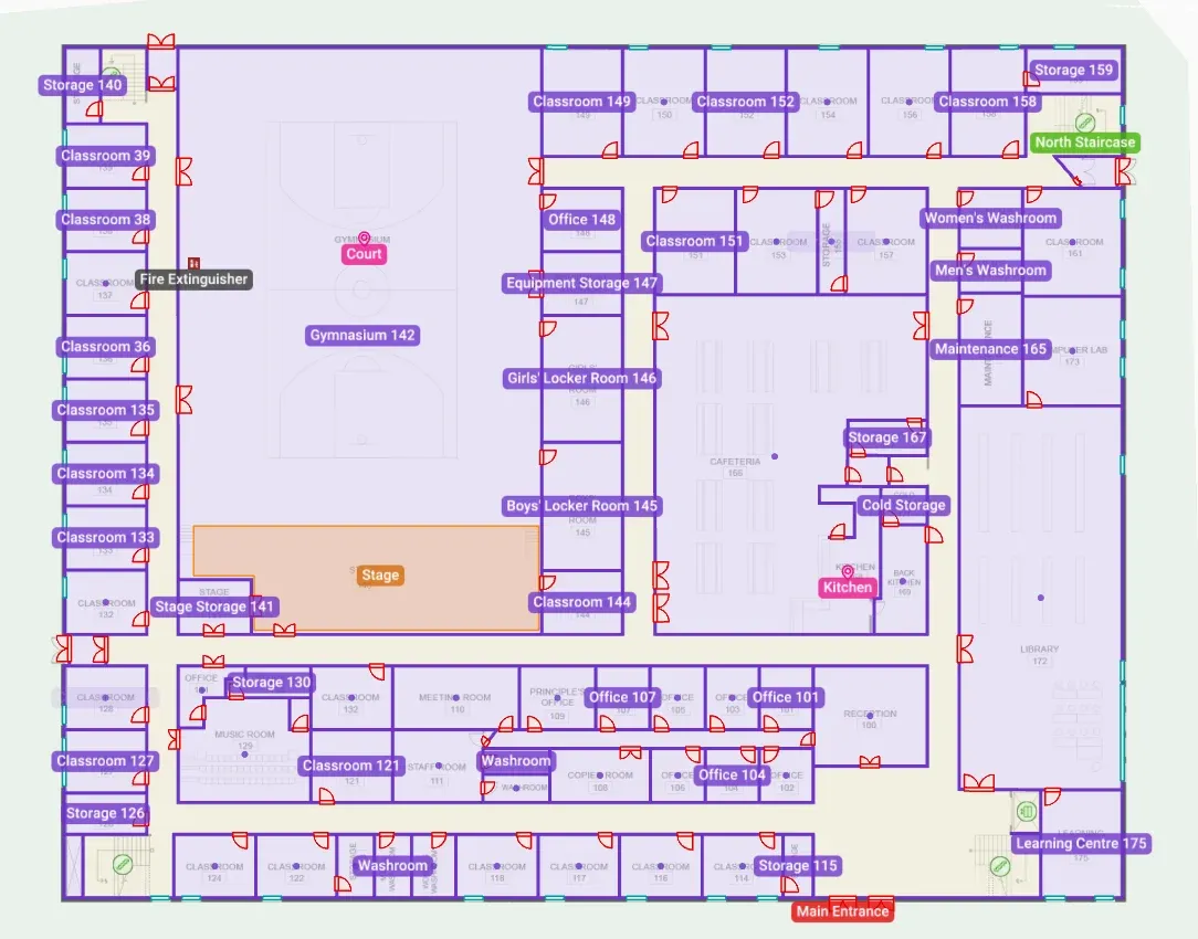 View labels while mapping