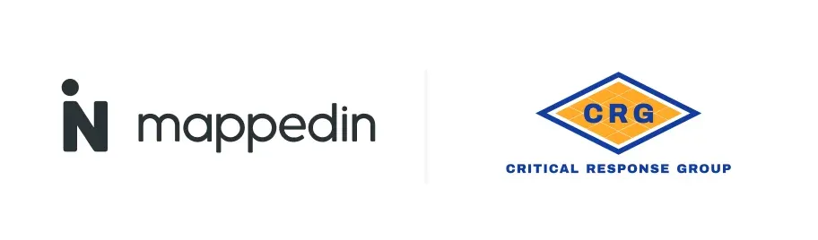Mappedin and CRG logo side by side
