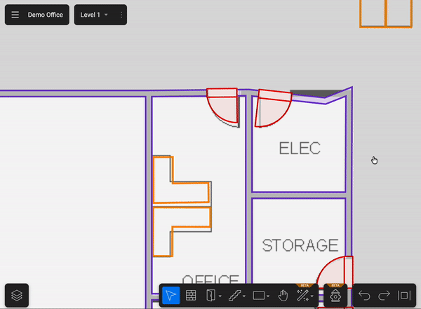 Gif showcasing vertice merging