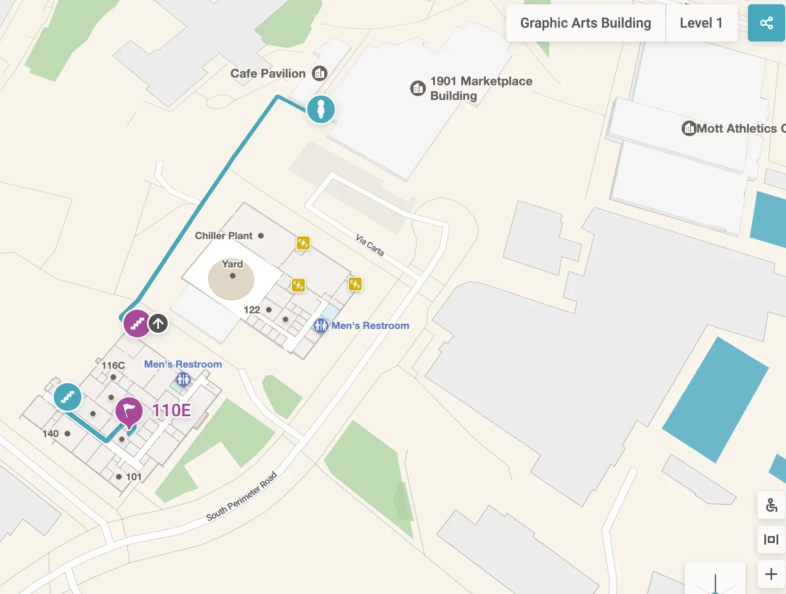 Multi-building navigation