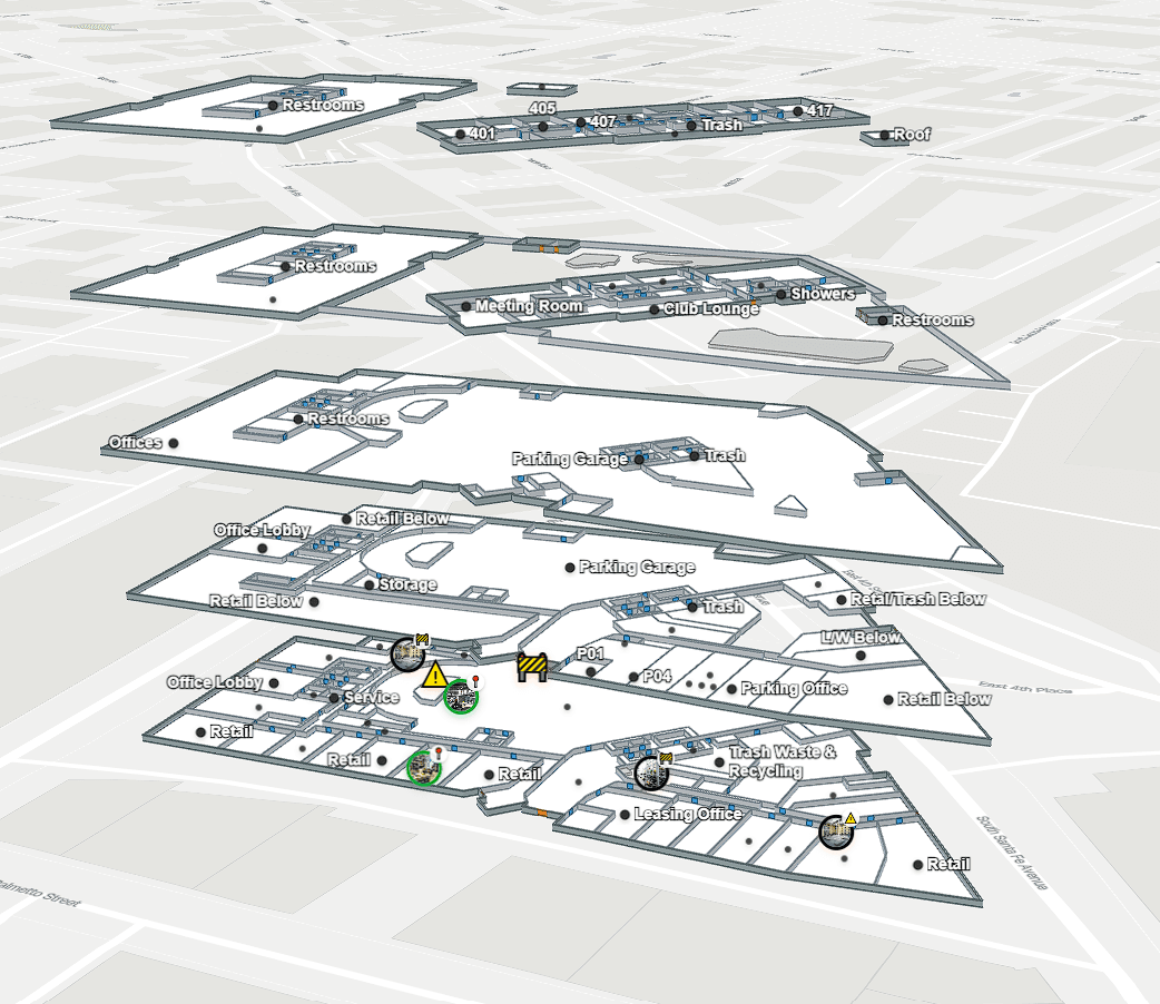 Stacked Map view