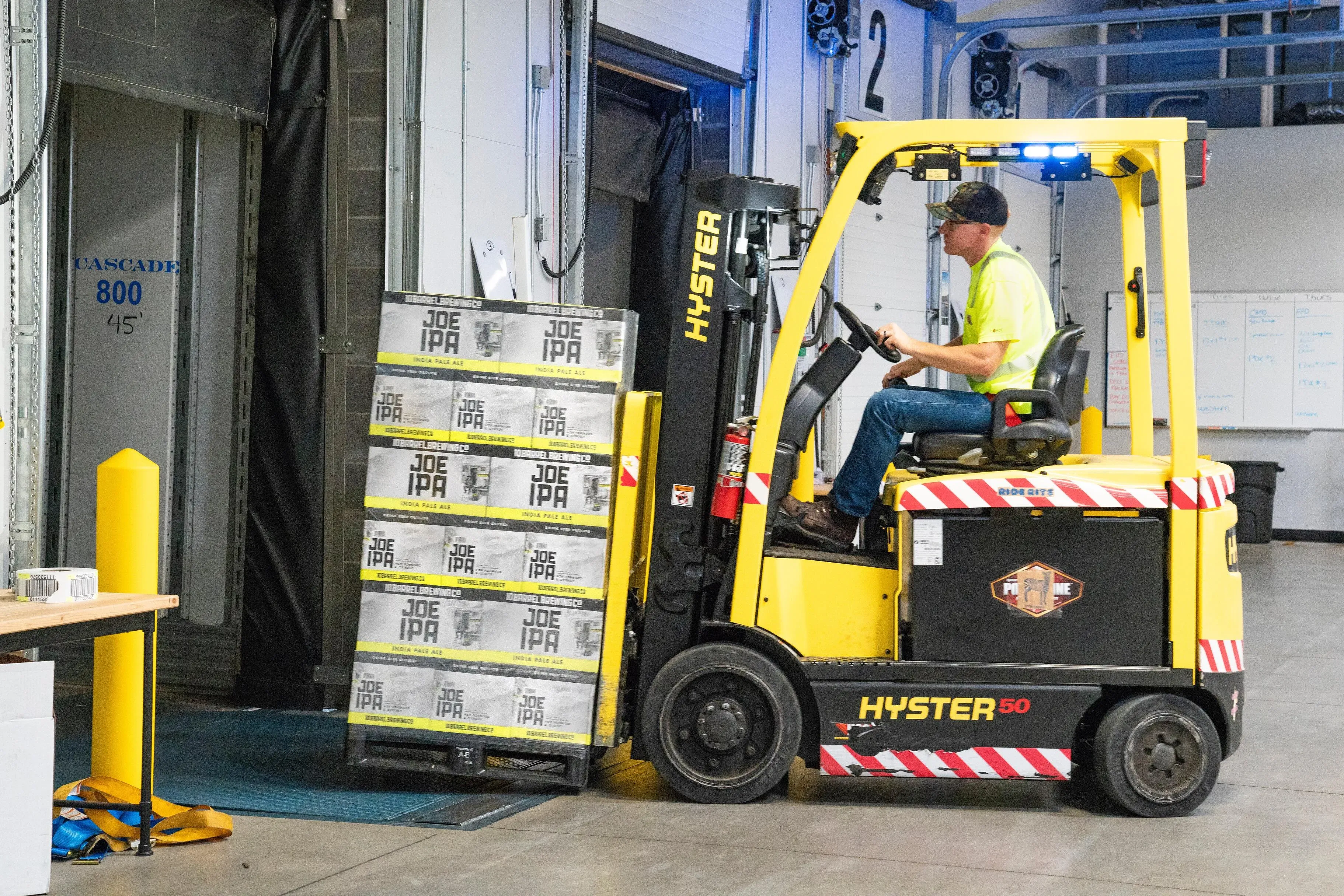 Warehouse forklift